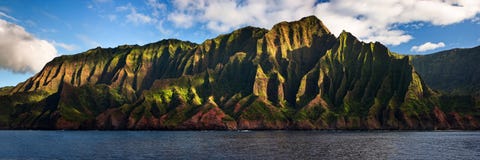 Na Pali Coast located on Kauai, Hawaii