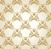 Naadloos behang uitstekend goud als achtergrond stock illustratie Naadloos behang uitstekend goud als achtergrond stock illustratie