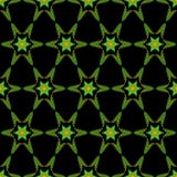 Naadloos geometrisch oranje-groen patroon met sterren royalty-vrije illustratie Naadloos geometrisch oranje-groen patroon met sterren royalty-vrije illustratie