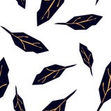 Naadloos patroon met blauwe bladeren op witte achtergrond Heldere tropische achtergrond vector illustratie Naadloos patroon met blauwe bladeren op witte achtergrond Heldere tropische achtergrond vector illustratie