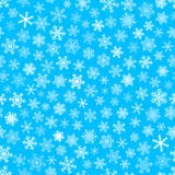 Naadloos patroon van sneeuwvlokken Stock Fotografie Naadloos patroon van sneeuwvlokken Stock Fotografie