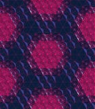 Naadloos Rood abstract net op het blauwe bezinnings lage poly 3d teruggeven als achtergrond Stock Foto Naadloos Rood abstract net op het blauwe bezinnings lage poly 3d teruggeven als achtergrond Stock Foto