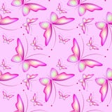Naadloos roze patroon met butteflies Regelmatige achtergrond Gelukkige Pasen stock illustratie Naadloos roze patroon met butteflies Regelmatige achtergrond Gelukkige Pasen stock illustratie