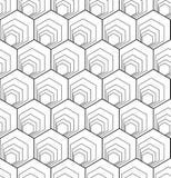 Naadloos zeshoekenpatroon Geometrische textuur stock illustratie Naadloos zeshoekenpatroon Geometrische textuur stock illustratie