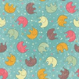 Naadloze babyachtergrond stock illustratie Naadloze babyachtergrond stock illustratie