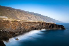 Nabrzeżny krajobraz - los angeles Palma, Puerto De Naos zdjęcie stock Nabrzeżny krajobraz - los angeles Palma, Puerto De Naos zdjęcie stock