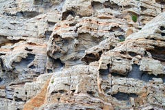 Nahes hohes Bild von roten Felsen, geologischer Hintergrund stockfotografie Nahes hohes Bild von roten Felsen, geologischer Hintergrund stockfotografie
