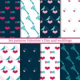 Nahtloser Hintergrund für Valentinstag und Hochzeiten stock abbildung Nahtloser Hintergrund für Valentinstag und Hochzeiten stock abbildung