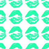Nahtloses Muster von Lippenstiftdrucken auf einem wei?en Hintergrund vektor abbildung Nahtloses Muster von Lippenstiftdrucken auf einem wei?en Hintergrund vektor abbildung