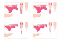 Nail extension for different shapes