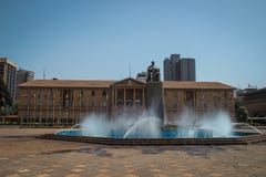 Monument to Kenya`s first president Jomo Kenyatta in Nairobi stock photography Monument to Kenya`s first president Jomo Kenyatta in Nairobi stock photography