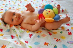 Naked baby Stock Photography Naked baby Stock Photography