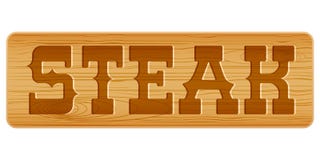 Nameplate Of Wood For Menu With Word MENU. Royalty Free Stock Images Nameplate Of Wood For Menu With Word MENU. Royalty Free Stock Images