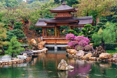 Nan Lian Garden en Diamond Hill en Hong Kong fotografía de archivo Nan Lian Garden en Diamond Hill en Hong Kong fotografía de archivo