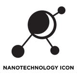 Nanotechnology icon vector isolated on white background, logo co stock illustration Nanotechnology icon vector isolated on white background, logo co stock illustration