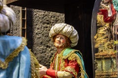 Napels, San Gregorio Armeno, een typisch voorteken van napolitan geboorte van Christusscène stock afbeeldingen Napels, San Gregorio Armeno, een typisch voorteken van napolitan geboorte van Christusscène stock afbeeldingen
