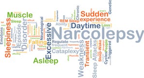 Narcolepsy achtergrondconcept vector illustratie Narcolepsy achtergrondconcept vector illustratie