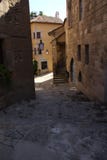 Narrow street in the old town of Barcelona. stock photos Narrow street in the old town of Barcelona. stock photos