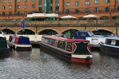 Narrowboats In Sheffield Royalty Free Stock Image Narrowboats In Sheffield Royalty Free Stock Image