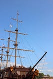Nasal part of a sailing ship Royalty Free Stock Image Nasal part of a sailing ship Royalty Free Stock Image