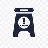 Nat vloer transparant pictogram Het natte ontwerp van het vloersymbool van Cleanin stock illustratie Nat vloer transparant pictogram Het natte ontwerp van het vloersymbool van Cleanin stock illustratie