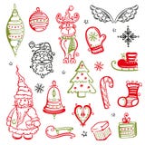 Natale, elementi di progettazione illustrazione vettoriale Natale, elementi di progettazione illustrazione vettoriale