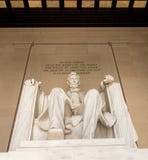 Nationaal Monument - Lincoln Memorial - Washington DC stock foto Nationaal Monument - Lincoln Memorial - Washington DC stock foto