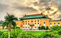 Nationaal Paleismuseum in Taipeh, Taiwan royalty-vrije stock fotografie Nationaal Paleismuseum in Taipeh, Taiwan royalty-vrije stock fotografie