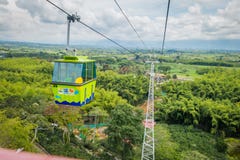 NATIONAL COFFEE PARK, COLOMBIA, Downward view of royalty free stock photo NATIONAL COFFEE PARK, COLOMBIA, Downward view of royalty free stock photo