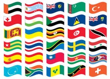 National flag part of a full set National flag part of a full set