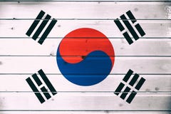 National flag of South Korea stock photography National flag of South Korea stock photography