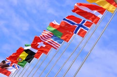 National Flags Of Different Country Stock Images