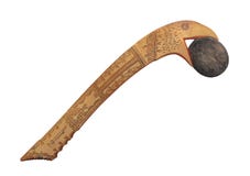 Native American War Club Isolated Stock Photography Native American War Club Isolated Stock Photography