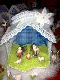 Nativity Χριστουγέννων τσιγγελακιών στοκ εικόνες με δικαίωμα ελεύθερης χρήσης Nativity Χριστουγέννων τσιγγελακιών στοκ εικόνες με δικαίωμα ελεύθερης χρήσης