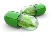 Natural vitamin pills. Alternative medicine.