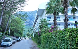 Naturaleza hermosa de Turqu?a, hoteles hermosos y tiempo soleado La ubicaci?n de Turqu?a, provincia de Kemer, permite que usted s foto de archivo Naturaleza hermosa de Turqu?a, hoteles hermosos y tiempo soleado La ubicaci?n de Turqu?a, provincia de Kemer, permite que usted s foto de archivo