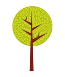 Graphic tree icon stock vector. Illustration of environmental - 14529256
