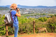 Nature woman photographer Royalty Free Stock Photos Nature woman photographer Royalty Free Stock Photos