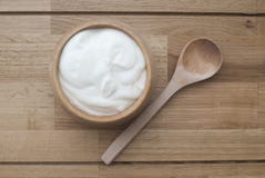Natürlicher Joghurt stockbilder Natürlicher Joghurt stockbilder