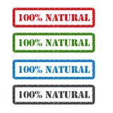 100% natürlicher Satzstempel lokalisiert auf Hintergrund vektor abbildung 100% natürlicher Satzstempel lokalisiert auf Hintergrund vektor abbildung
