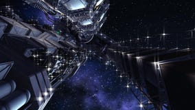 Nave espacial interestelar futurista Nave espacial interestelar futurista