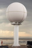 Navigational Radar on a commercial ship stock image Navigational Radar on a commercial ship stock image