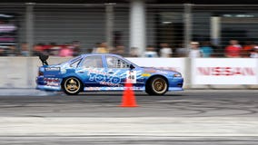 Nazrul que deriva no campeonato da tração da fórmula imagens de stock Nazrul que deriva no campeonato da tração da fórmula imagens de stock