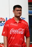 NBA player Yao Ming at NASCAR's Coca Cola 600