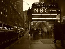 NBC studia przy Rockefeller centrum obraz stock NBC studia przy Rockefeller centrum obraz stock