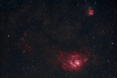 Nebulosa de la laguna imagenes de archivo Nebulosa de la laguna imagenes de archivo