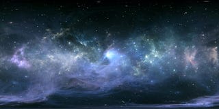 Nebulosa dello spazio profondo Nuvola interstellare gigante con le stelle Royalty Illustrazione gratis Nebulosa dello spazio profondo Nuvola interstellare gigante con le stelle Royalty Illustrazione gratis