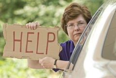 Image result for help sign in car window