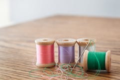 Needle And Thread Still Life Stock Photo Needle And Thread Still Life Stock Photo
