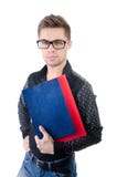 Negócio e finança Estudante feliz novo Homem de negócios atrativo novo Homem considerável novo foto de stock royalty free Negócio e finança Estudante feliz novo Homem de negócios atrativo novo Homem considerável novo foto de stock royalty free